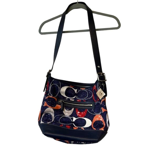 Coach Legacy Heritage Signature C Print Doodle Duffle Shoulder Bag - Picture 4 of 15